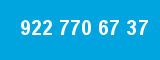 922 770 67 37 922 770 67 37